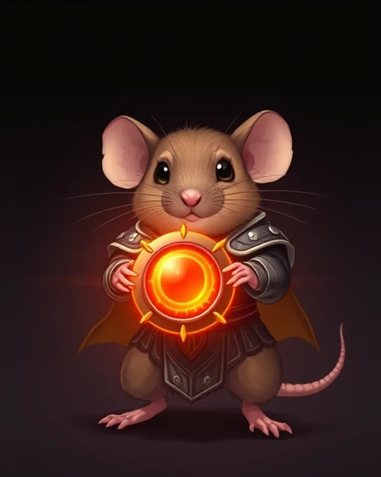 Portrait of Rat with the Sun Detonator