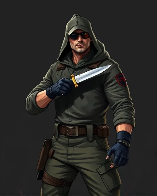 Portrait of Dead Merc
