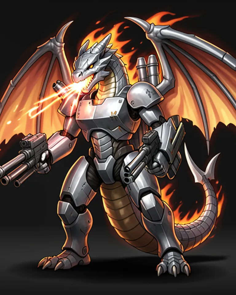 Portrait of Mecha Dragon - Weapon H