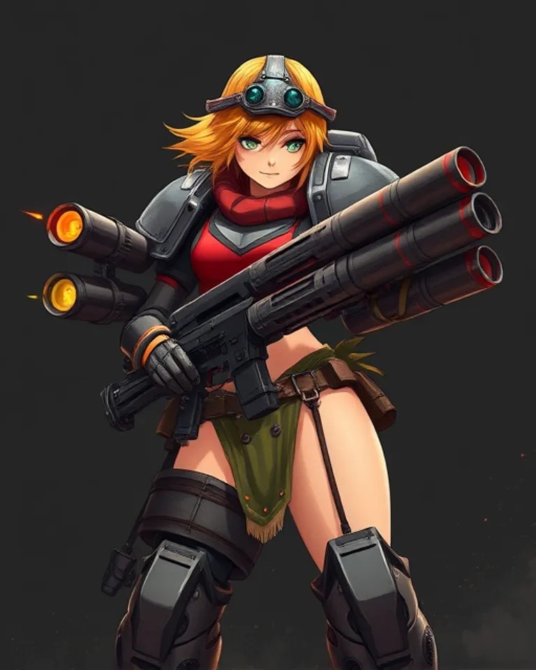 Portrait of Rokki the rocket sister
