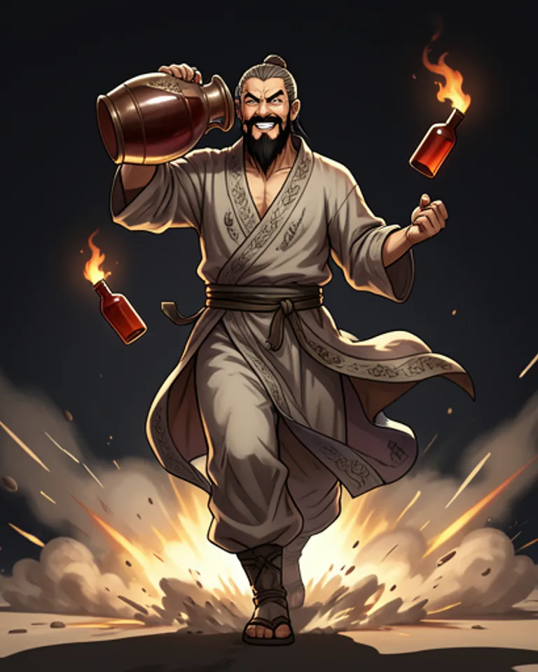 Portrait of Drunken Master