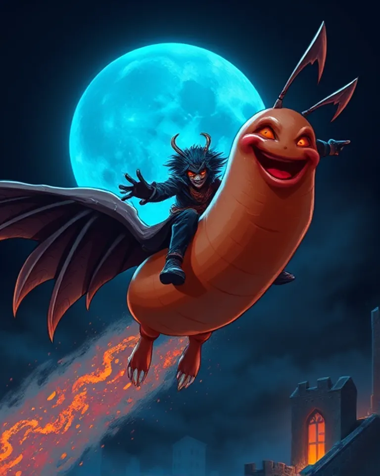 Portrait of Sausage Rider