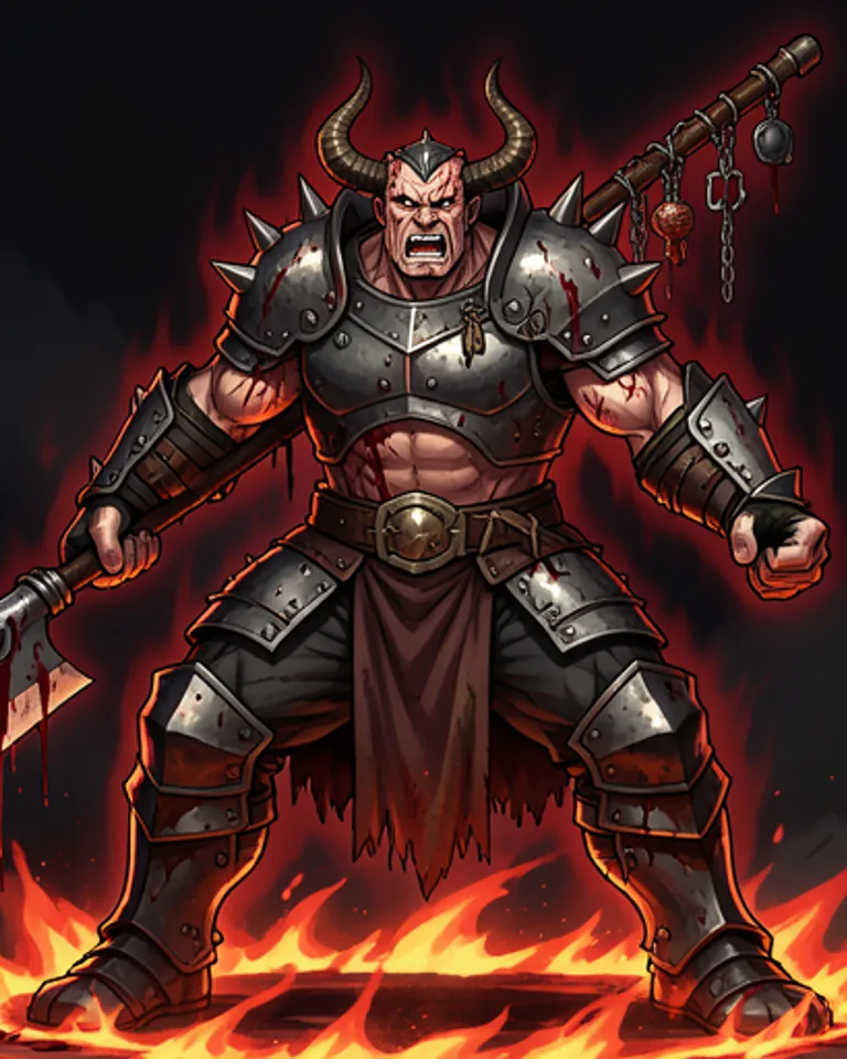 Portrait of Drok the Beast Reaper