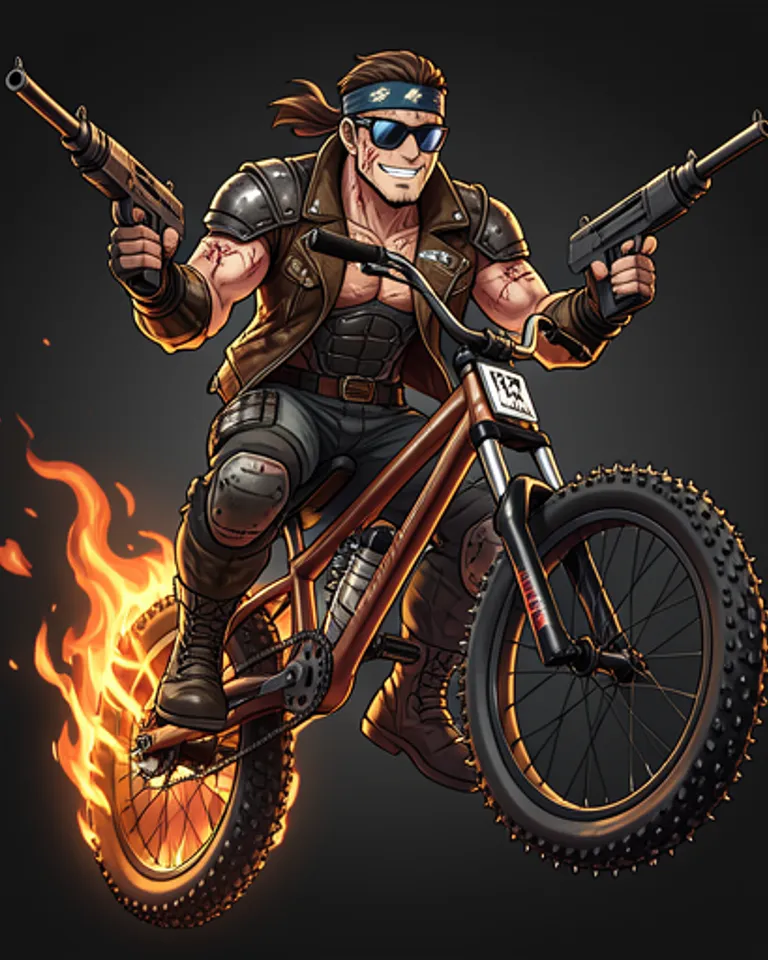 Portrait of BMX Bandit