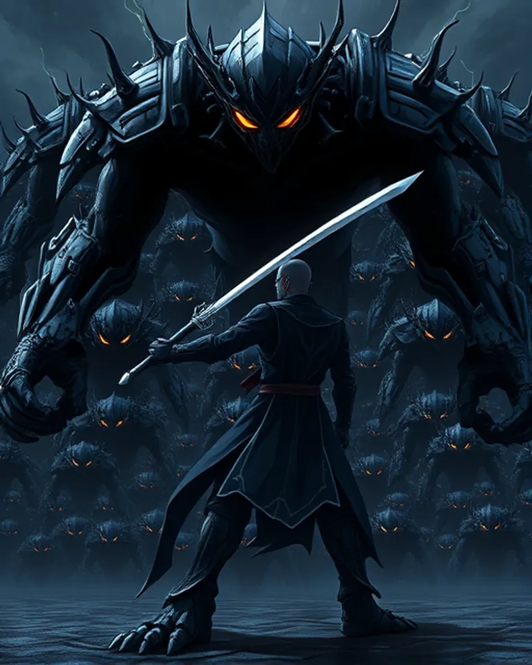 Portrait of Endless Army Of Black Entities