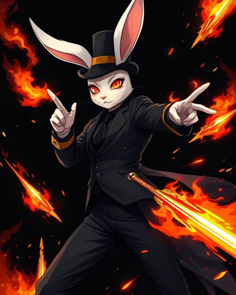 Portrait of Cind, Blazing Ace