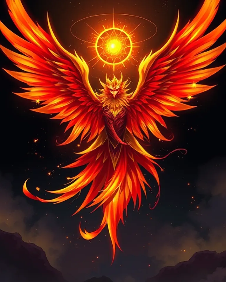 Portrait of Eternal Phoenix King