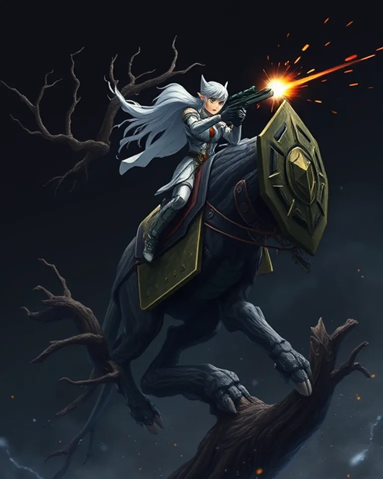 Portrait of Mounted #7