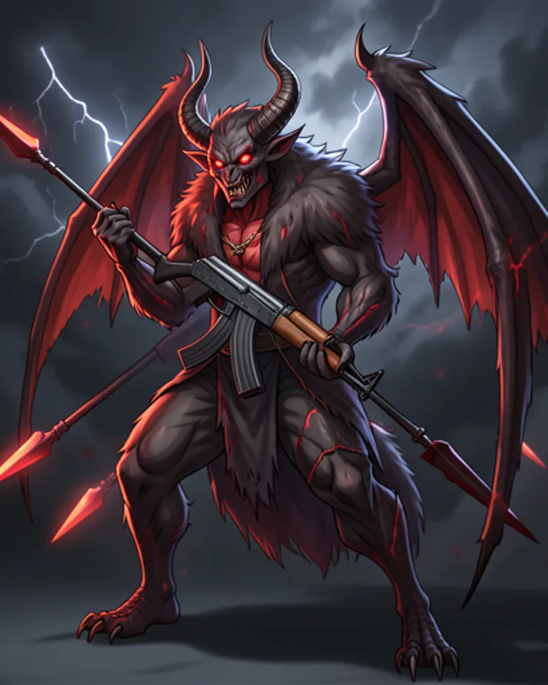 Portrait of Abaddon, the Sin of Murder