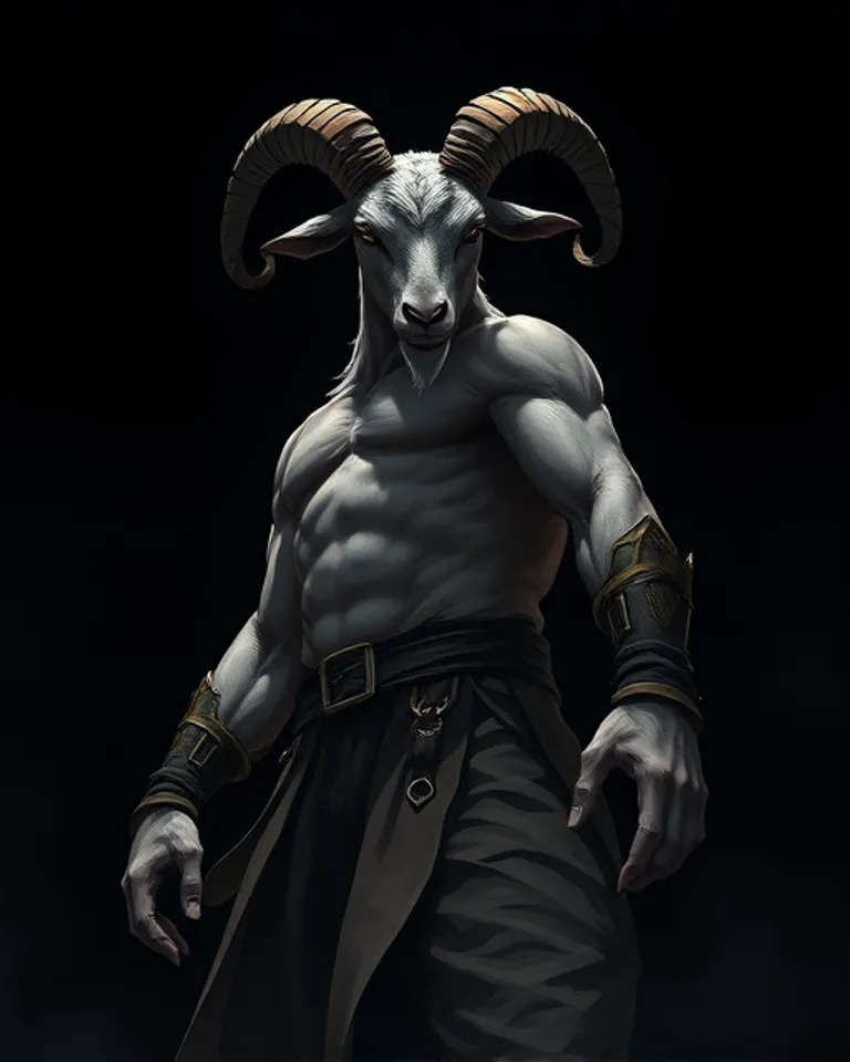 Portrait of the goat
