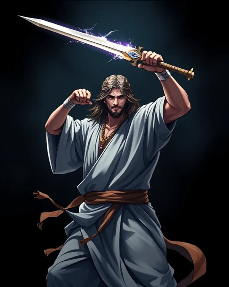Portrait of Jesus Christ reborn