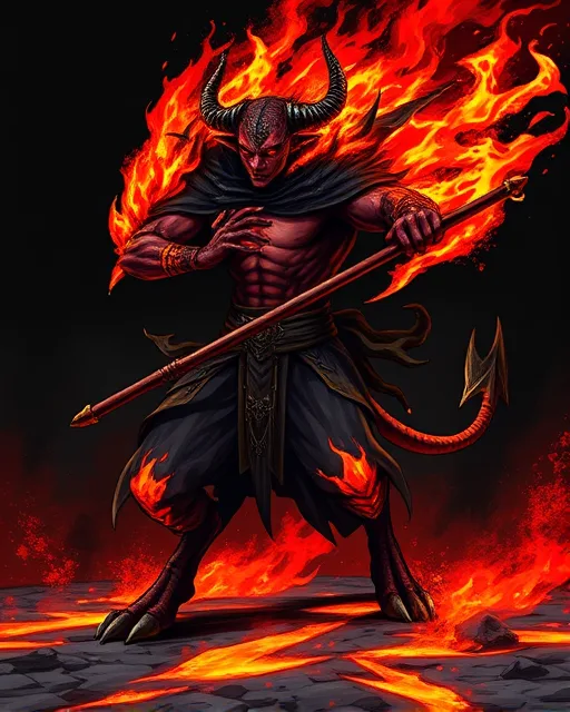 Portrait of Malice Devil