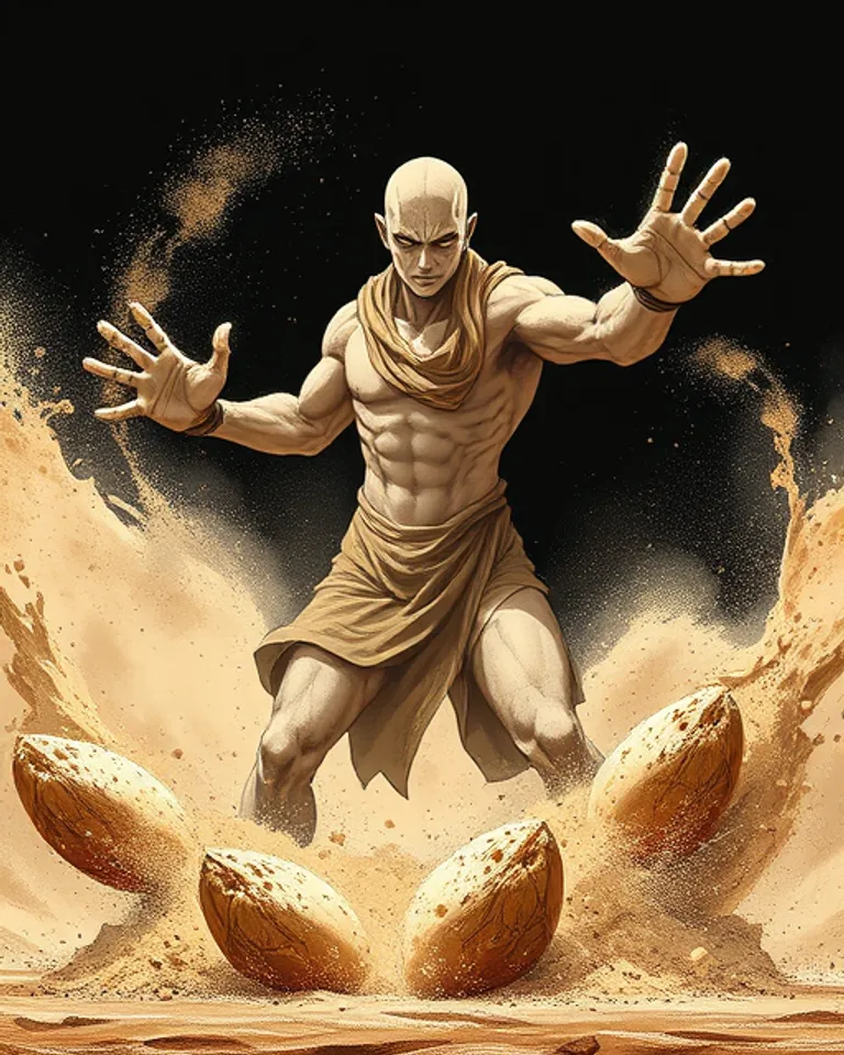 Portrait of Sandman, Shapeless Sand Being