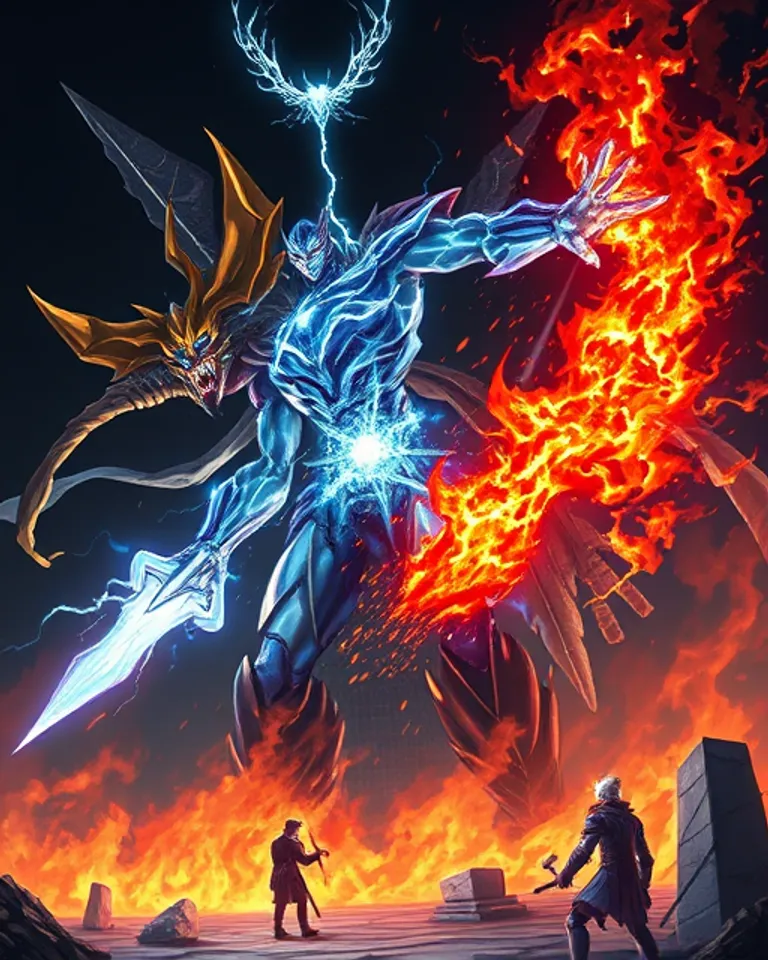 Portrait of Overlord of the Elementals