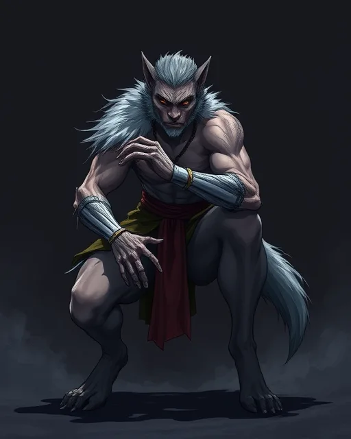 Portrait of Hollow Werewolf