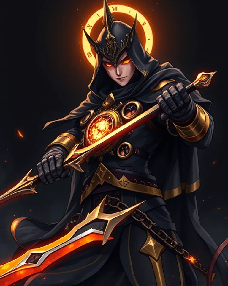 Portrait of The Chronomancer King