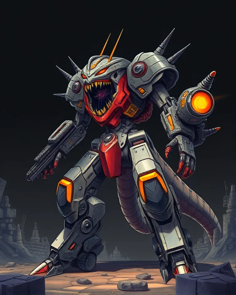 Portrait of Mechagodzillla