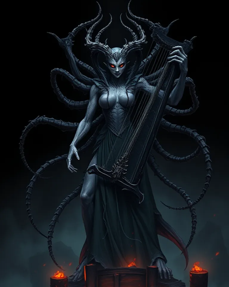 Portrait of Zada, Queen of the Abyss