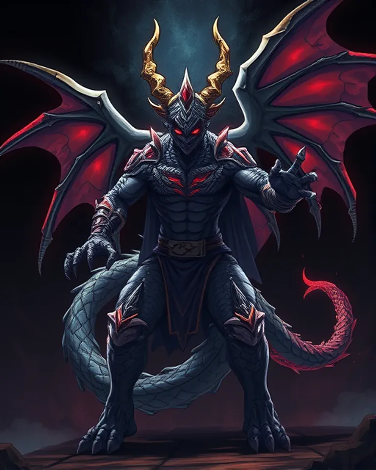 Portrait of Asmodeus The Evil