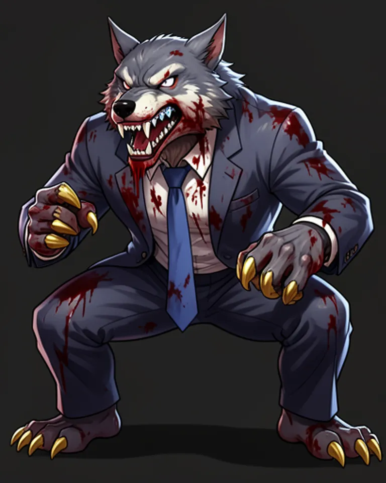 Portrait of The Big Bad Wolf of Wall Street