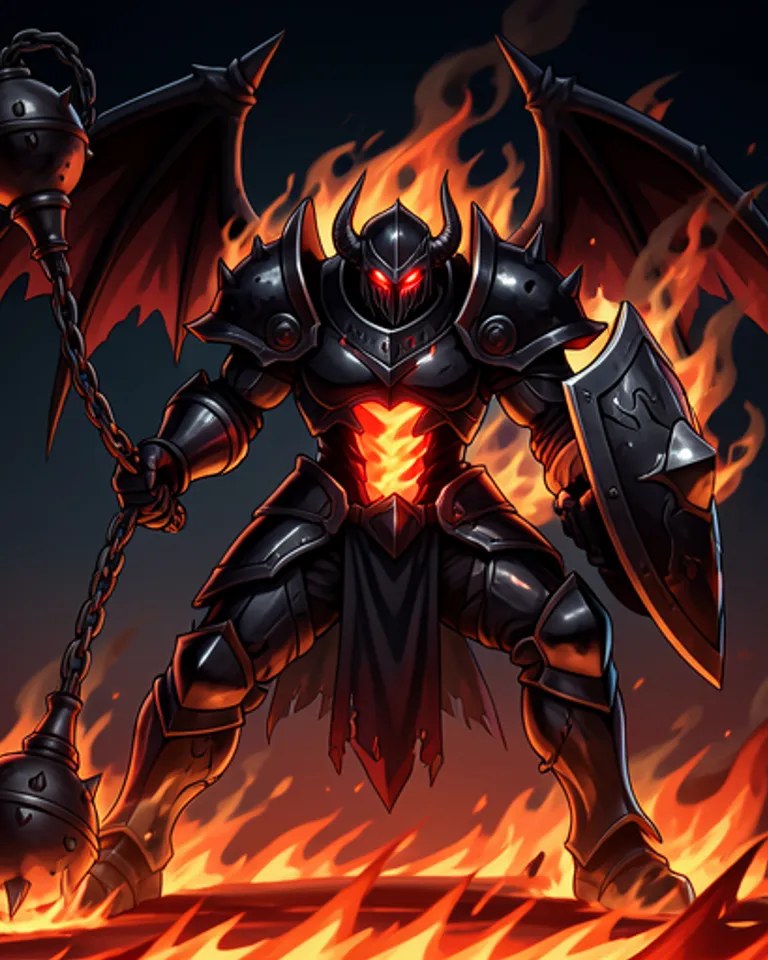 Portrait of Infernal Warden