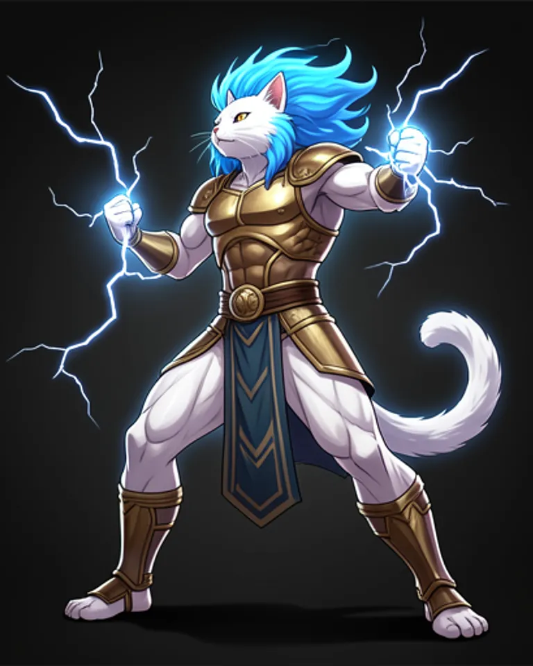 Portrait of Cat god 