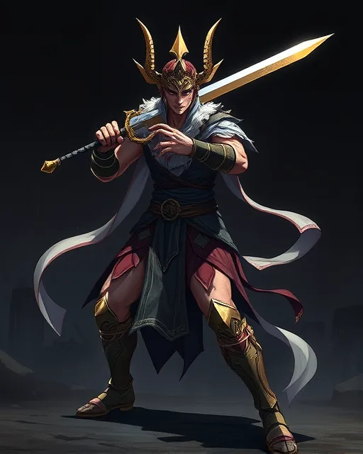 Portrait of Ancient God