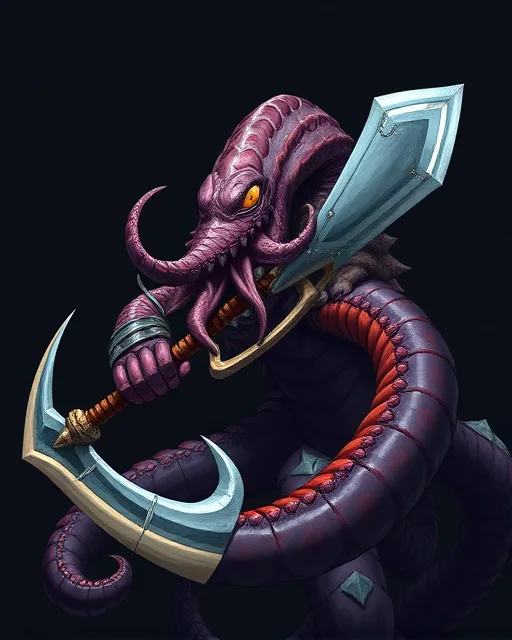 Portrait of Crushing Kraken