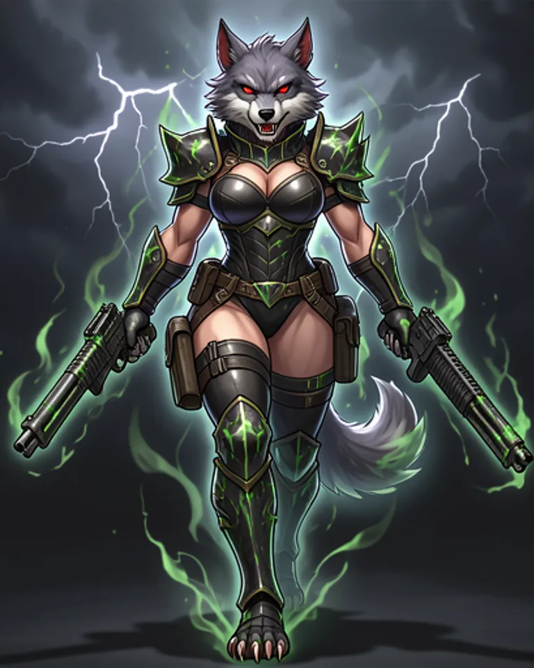 Portrait of Cass,the Mercenary demonic beast