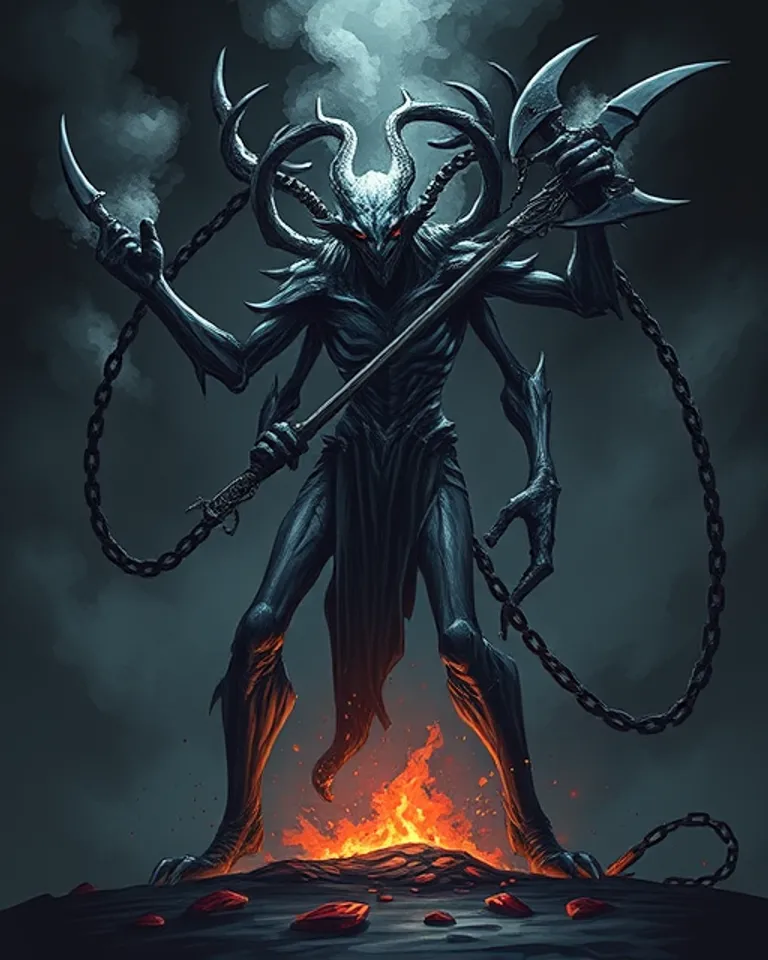 Portrait of Malefic Chaos:Merciless vengeance
