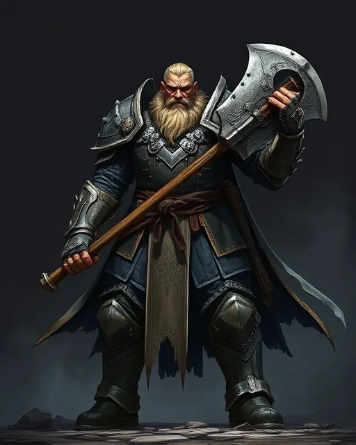 Portrait of Cursed Warrior