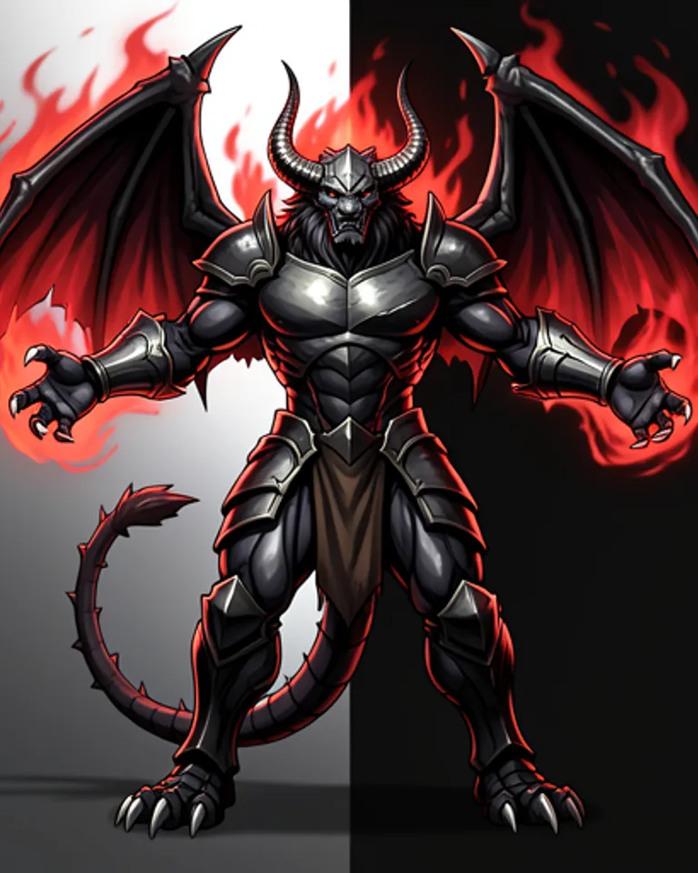 Portrait of Infernal Manticore
