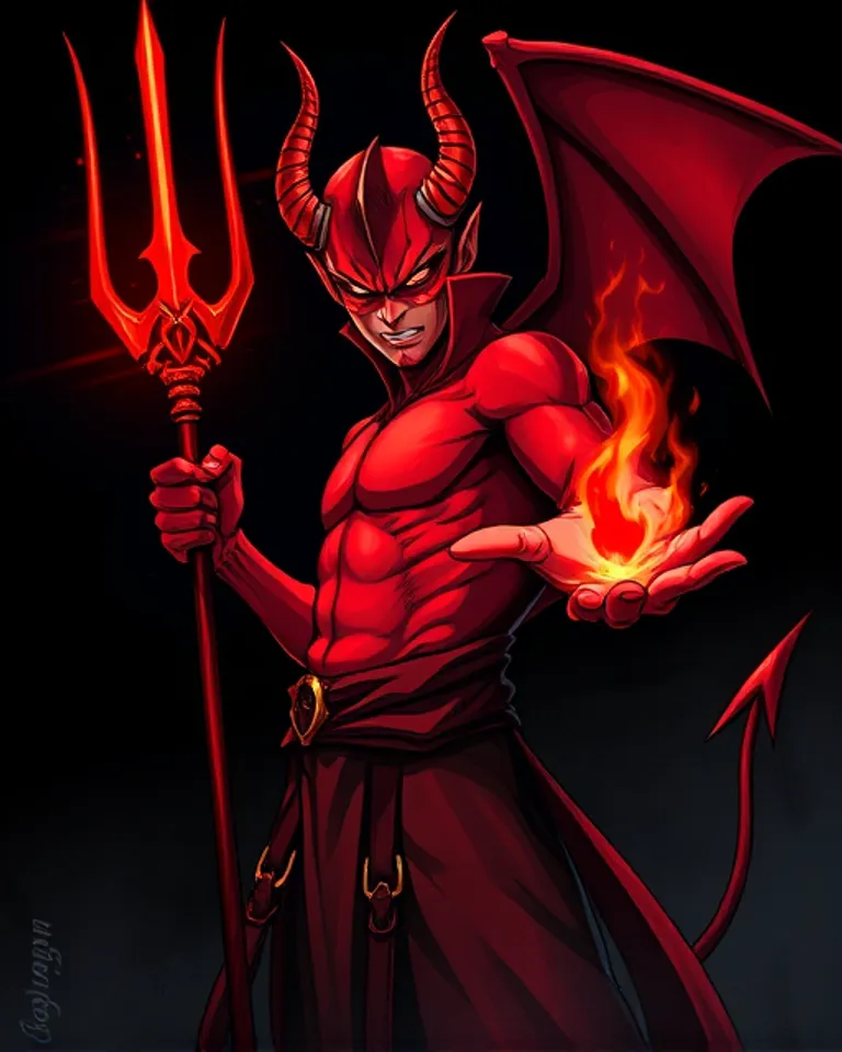 Portrait of The Manchester Devil