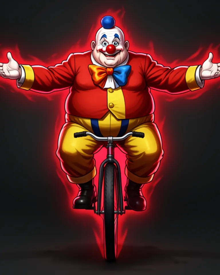 Portrait of Unicycle Man