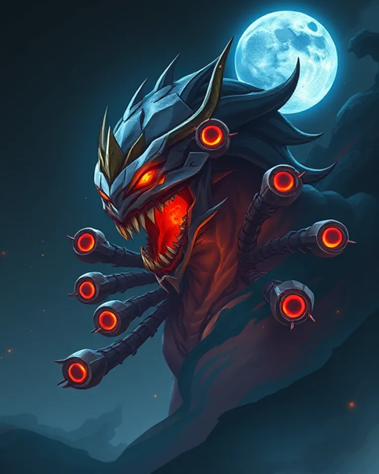Portrait of Teeth Angrt god
