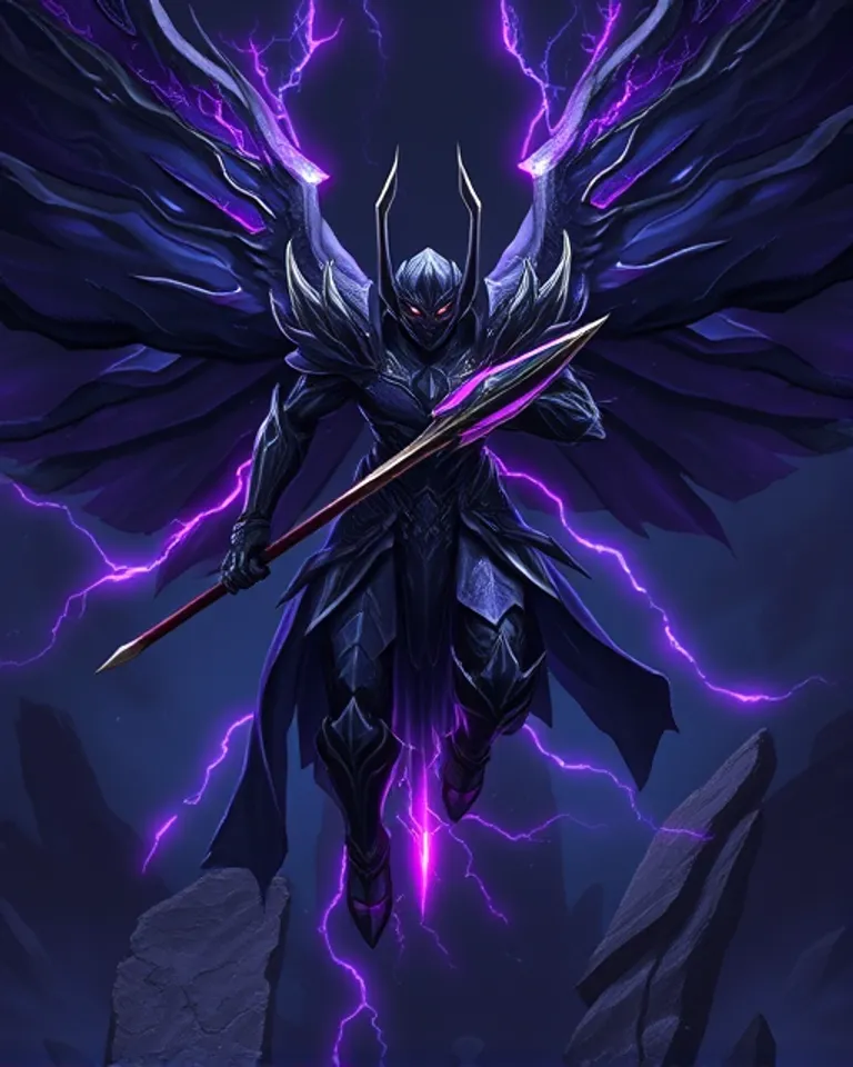 Portrait of Nyxarion - Void Sovereign