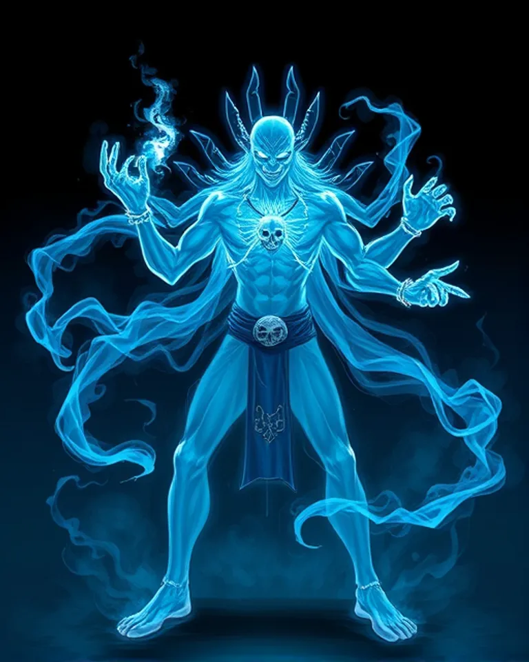 Portrait of Ghost of Kali, Goddess of Life