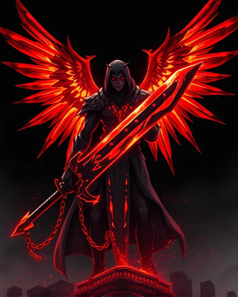 Portrait of The Blighted Angel