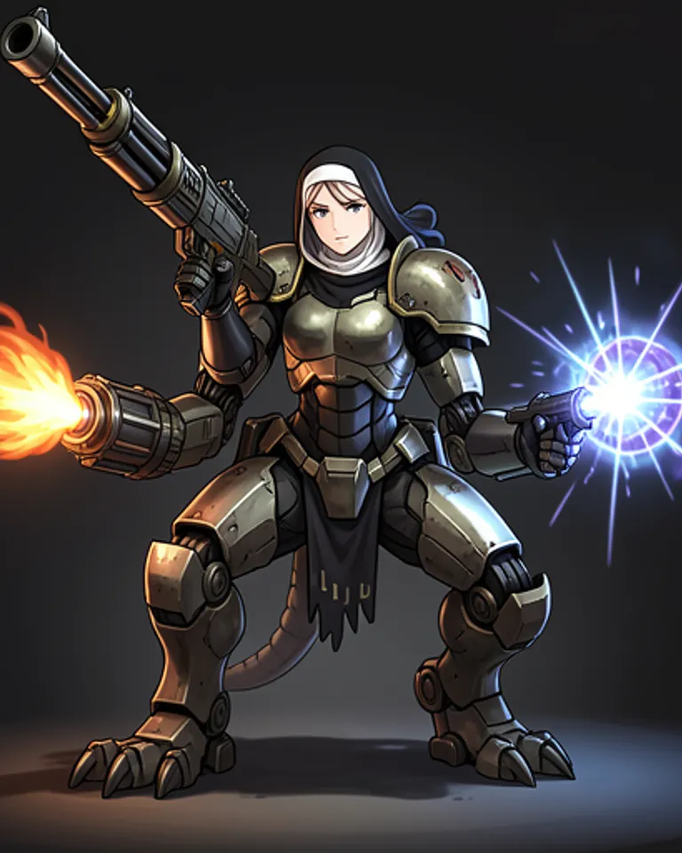 Portrait of Nuns & Guns