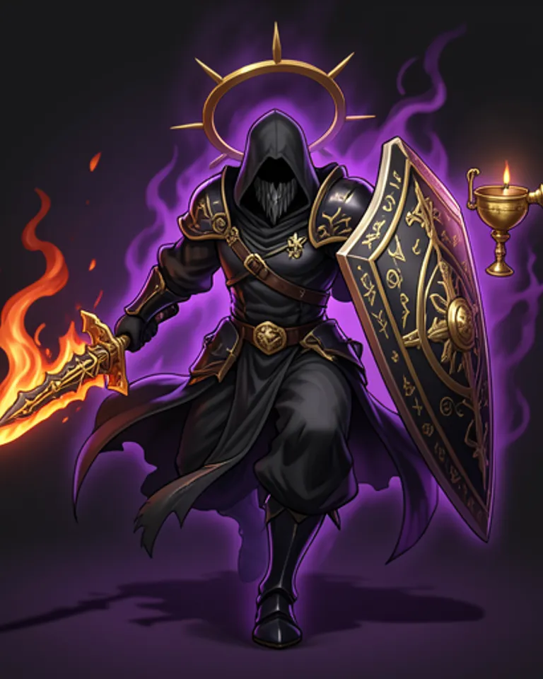 Portrait of Eldritch cathedral executioner