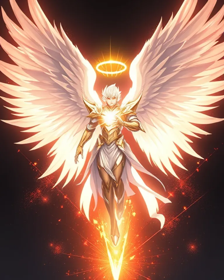 Portrait of The relentless angel