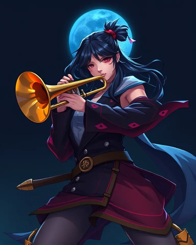 Portrait of Sonya the Trombone Player