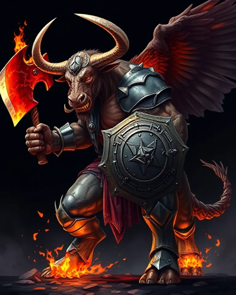 Portrait of Brakthos the doombull