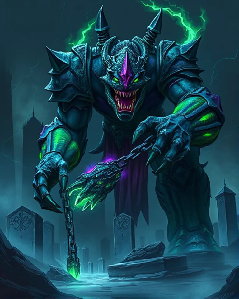 Portrait of Grave titan