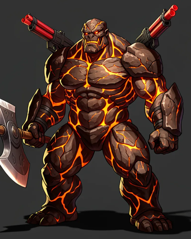 Portrait of Lava Golem 3026