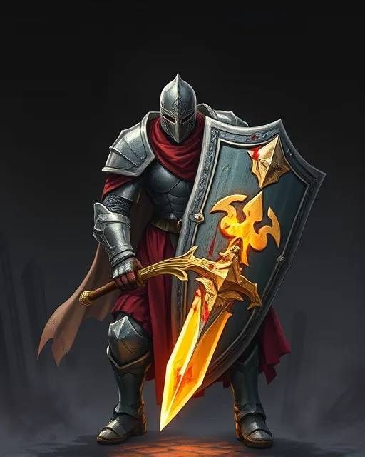 Portrait of Fallen Crusader