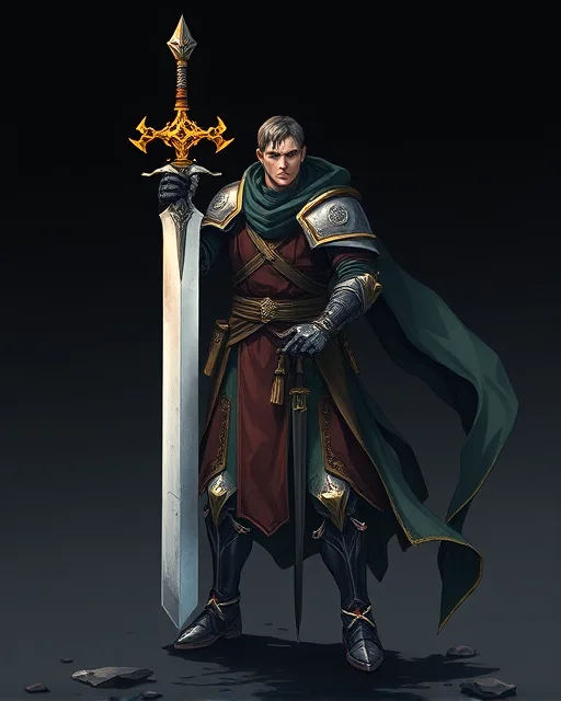 Portrait of Broken Paladin