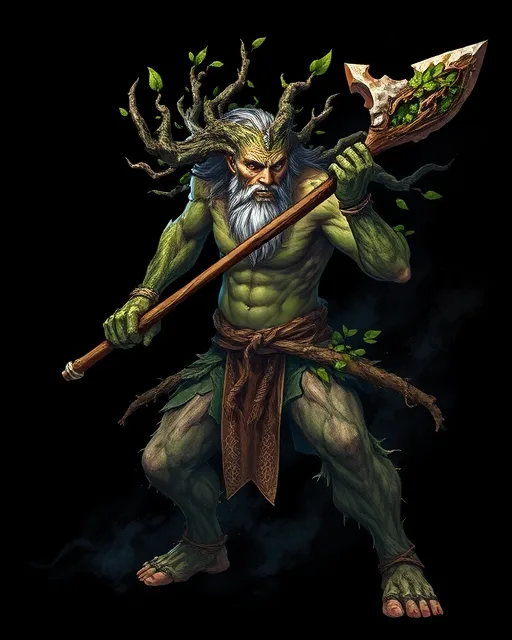 Portrait of Gnarled Druid