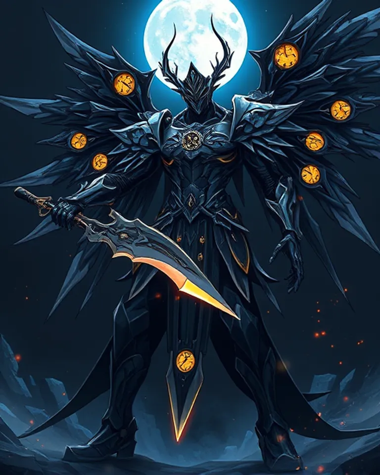 Portrait of Eternell ghost of time servants