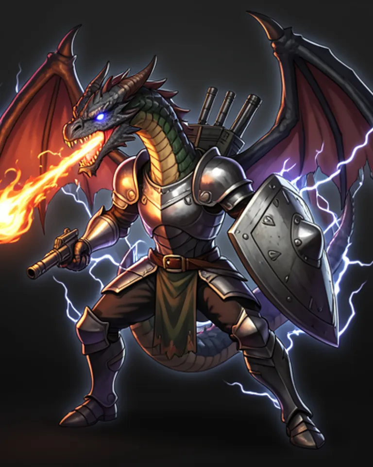 Portrait of Lancelot the Dragonrider